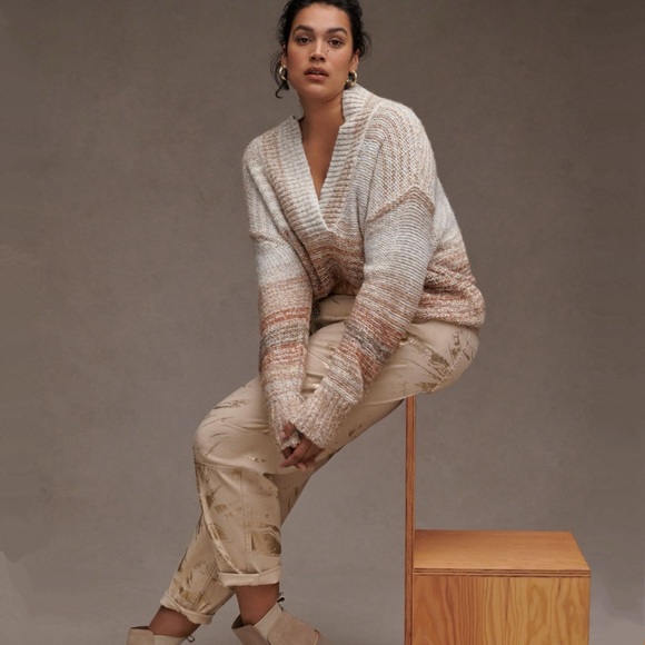 Anthropologie Pilcro Joyce V-Neck Sweater - Picture 4 of 5